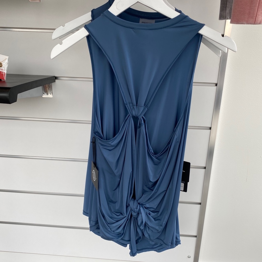 DYI Tie Back Tank - Chambray NWT - Picture 3 of 10